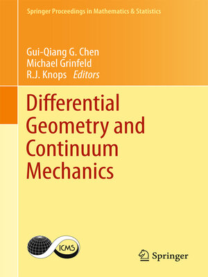 cover image of Differential Geometry and Continuum Mechanics